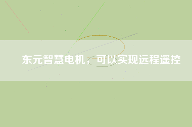 東元智慧電機，可以實現(xiàn)遠程遙控