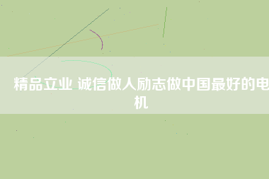 精品立業(yè) 誠(chéng)信做人勵(lì)志做中國(guó)最好的電機(jī)
          