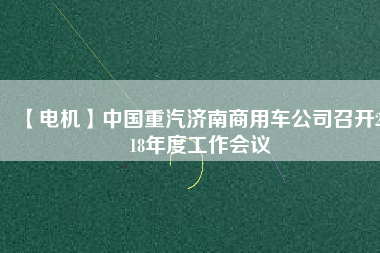 【電機(jī)】中國重汽濟(jì)南商用車公司召開2018年度工作會(huì)議
          