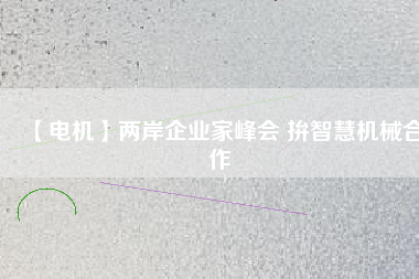【電機(jī)】?jī)砂镀髽I(yè)家峰會(huì) 拚智慧機(jī)械合作
          