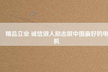 精品立業(yè) 誠(chéng)信做人勵(lì)志做中國(guó)最好的電機(jī)
          